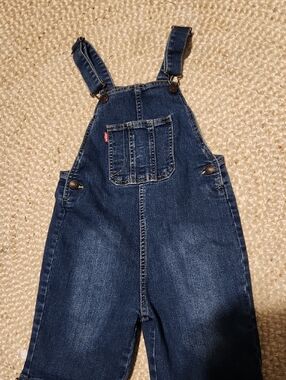 Levi's Dark Blue Denim Kids Overalls